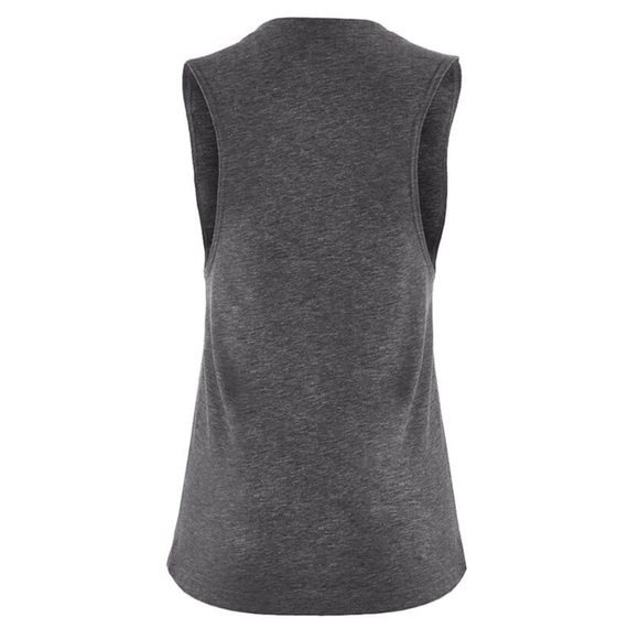 Leopard heart distressed graphic tee muscle tank - Picture 7 of 8